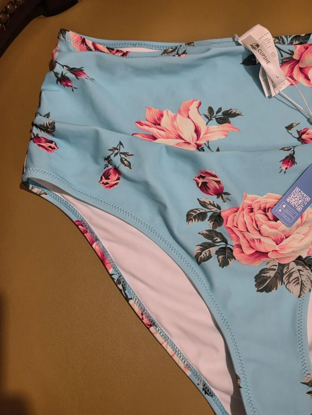 Cupshe Bikini High Waist Bottoms L